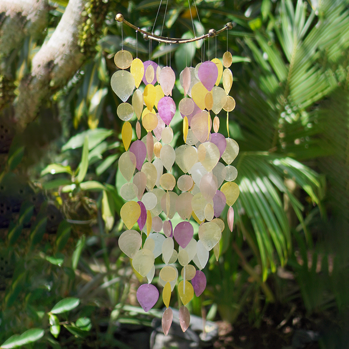 Capiz Chime Leaf | Sunrise