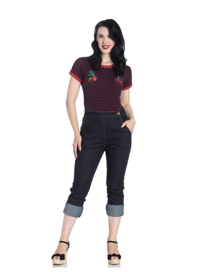 Caprihose Charlie, Denim