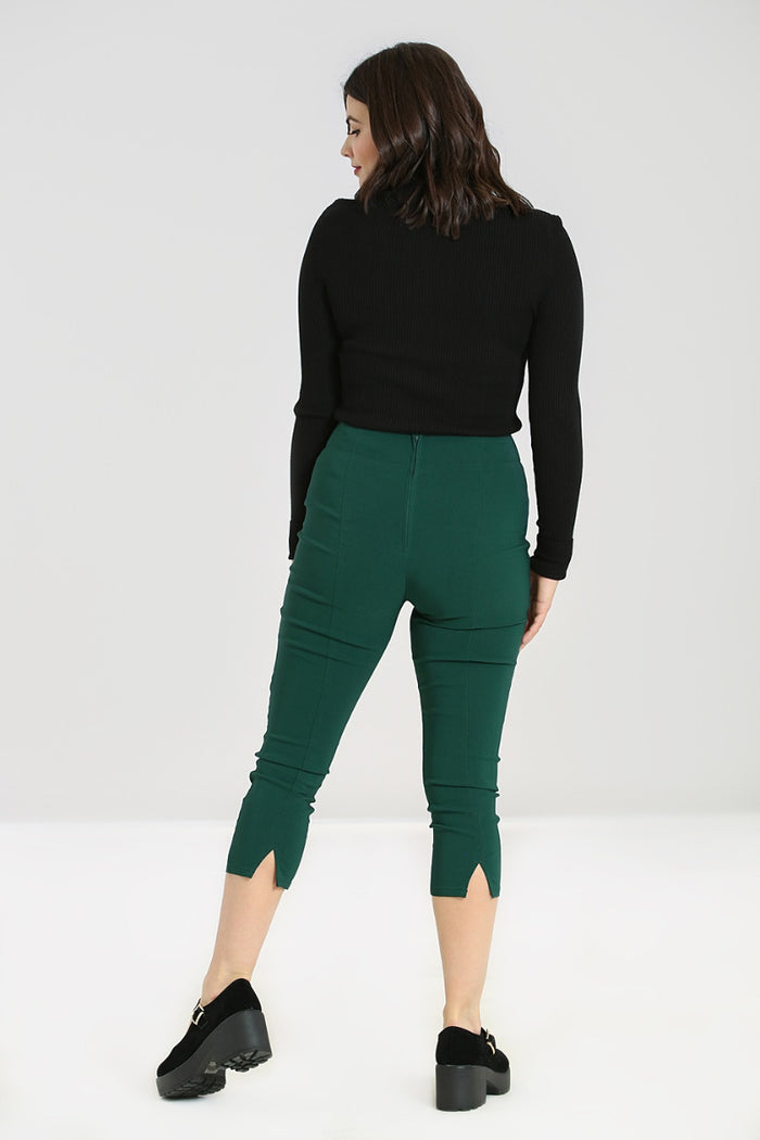 Caprihose Tina,Grün