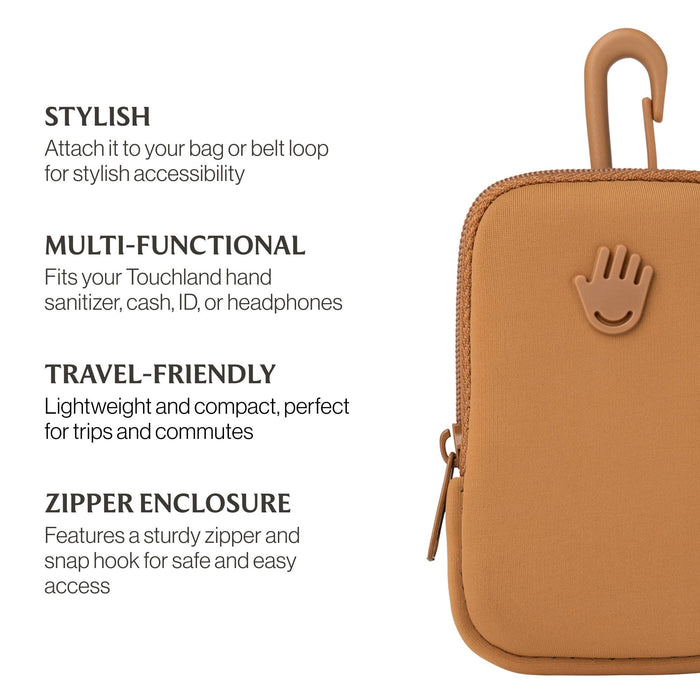 Caramel Touchette Pouch