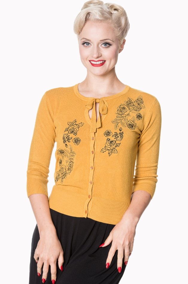Cardigan Delilah, Senf