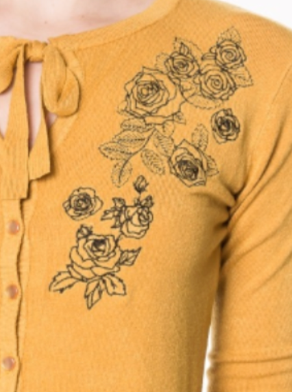 Cardigan Delilah, Senf