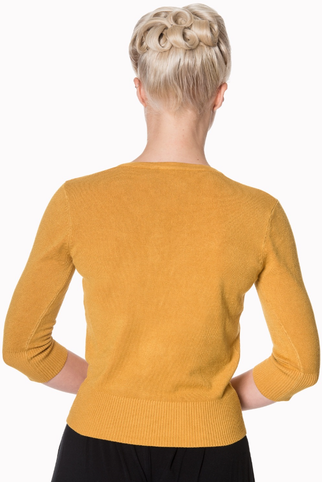 Cardigan Delilah, Senf
