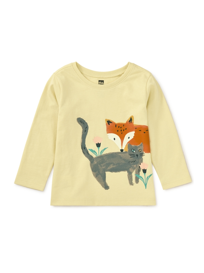 Cat And Fox Double Sided Tee