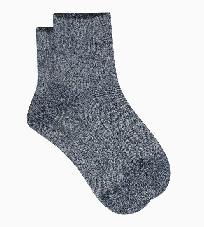 Chaussettes femme en lurex Marine Dim Mode