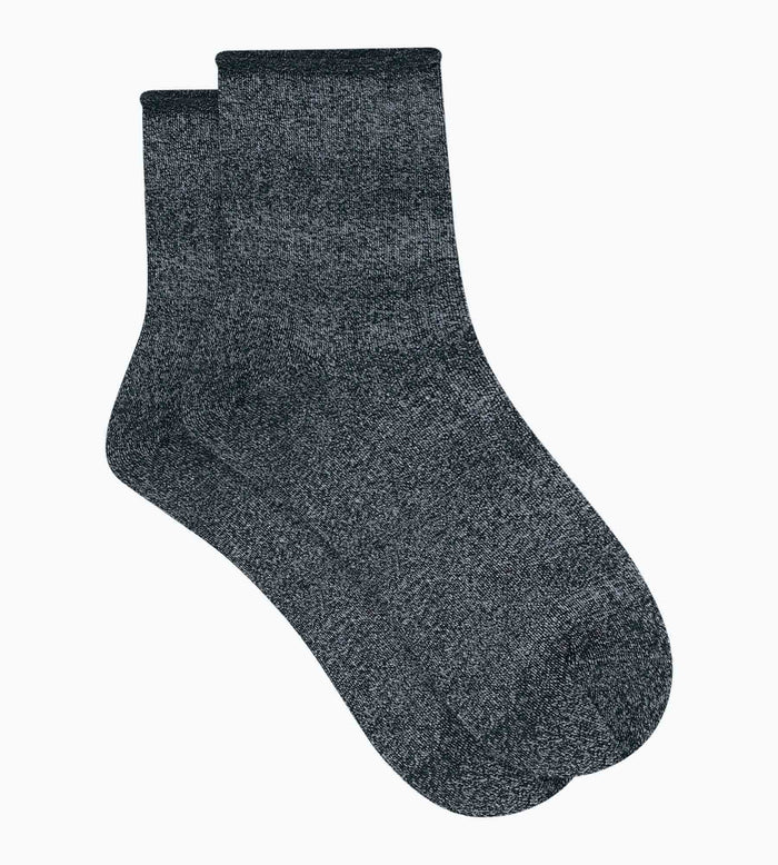 Chaussettes femme en lurex Noir Dim Mode