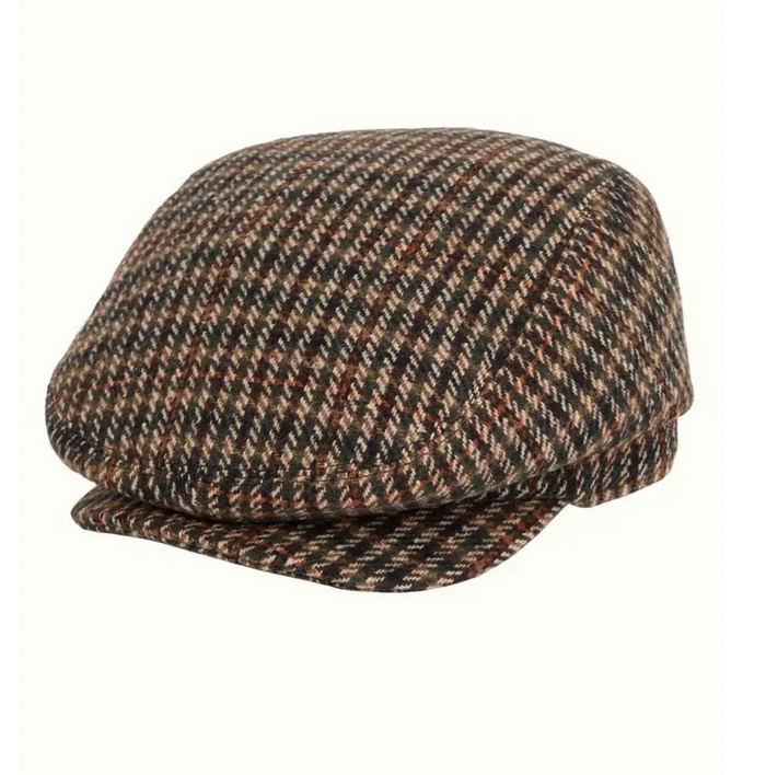Check Cap Peacky, Avar Grün-Braun