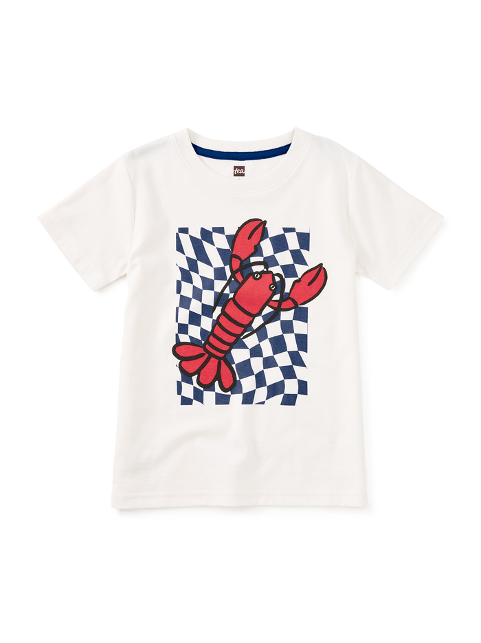 Checkerboard Catch Graphic Tee