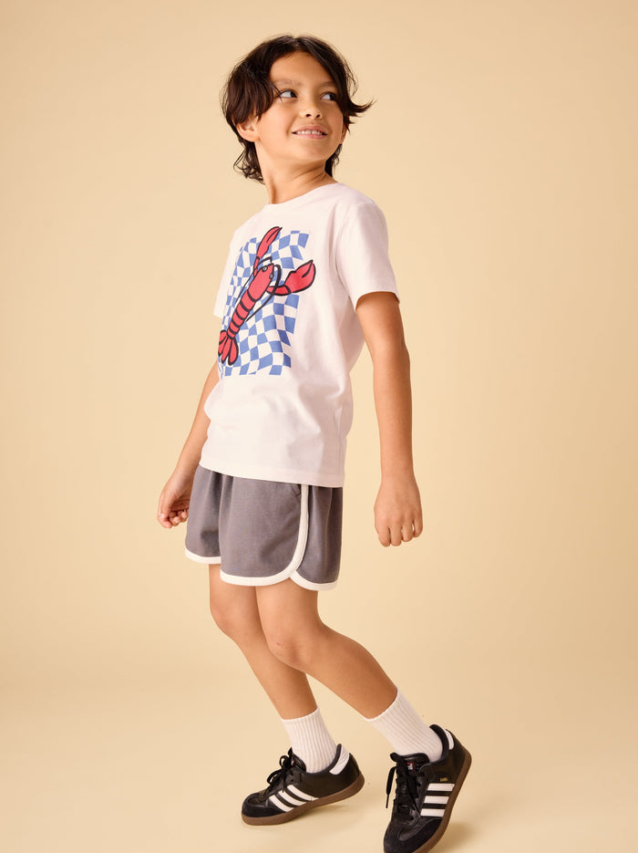 Checkerboard Catch Graphic Tee