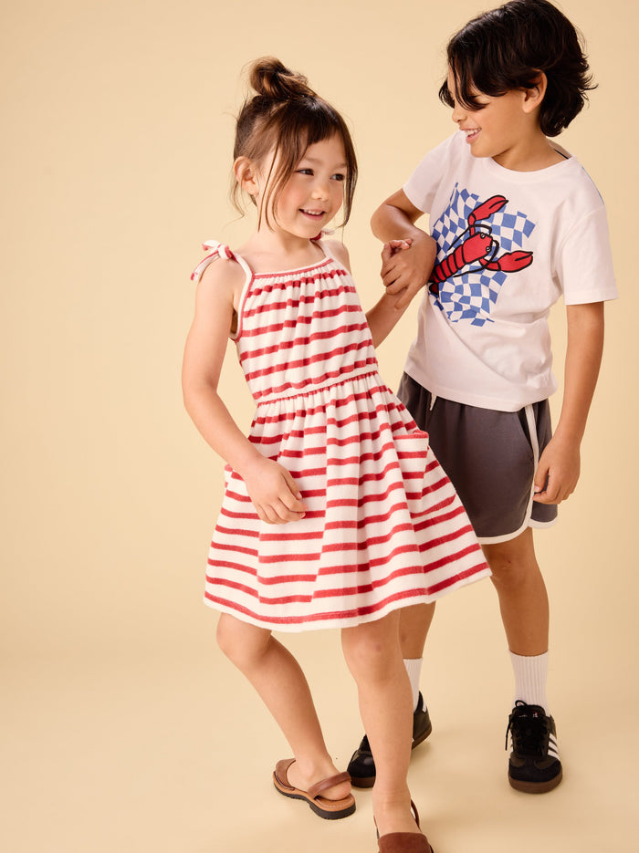 Checkerboard Catch Graphic Tee