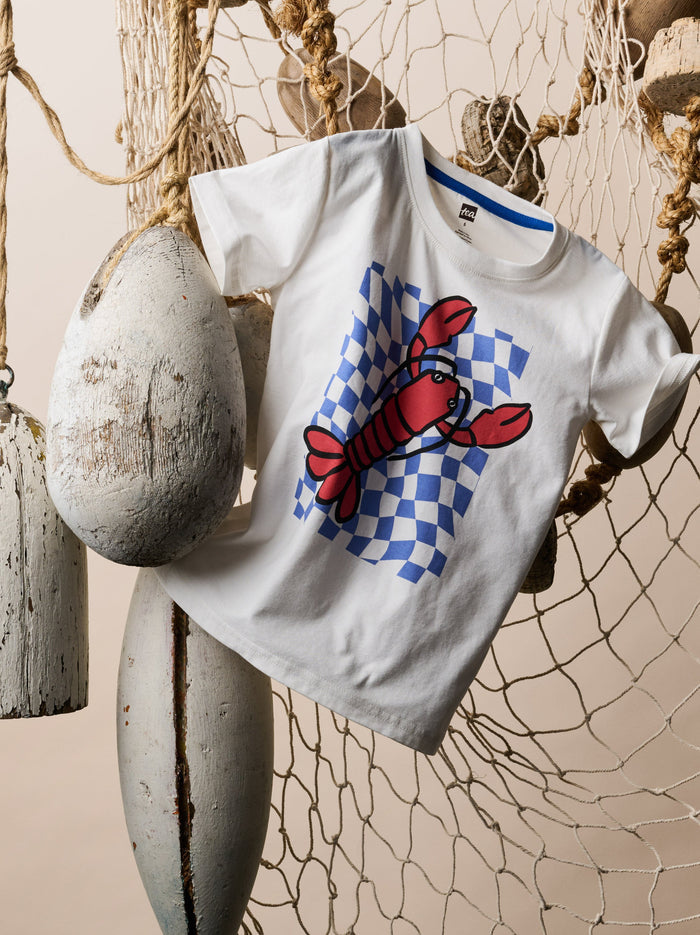 Checkerboard Catch Graphic Tee