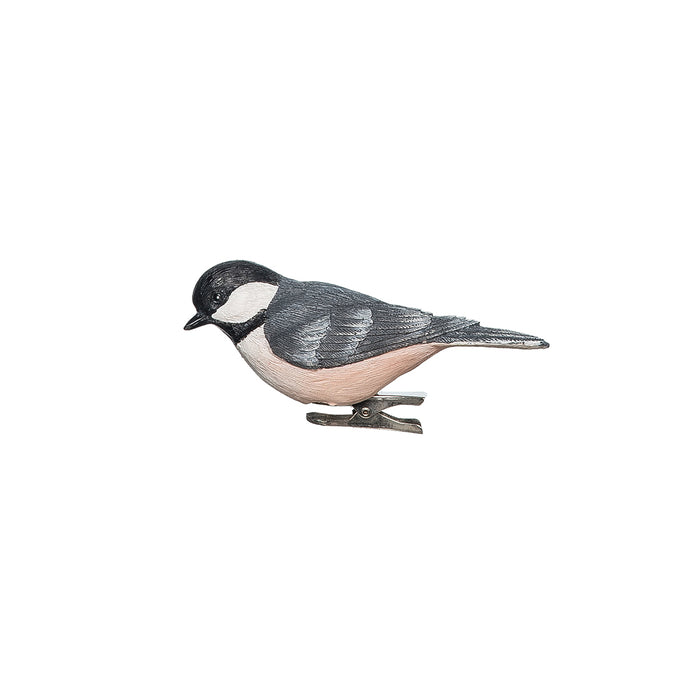 A Chickadee Clip Ornament.