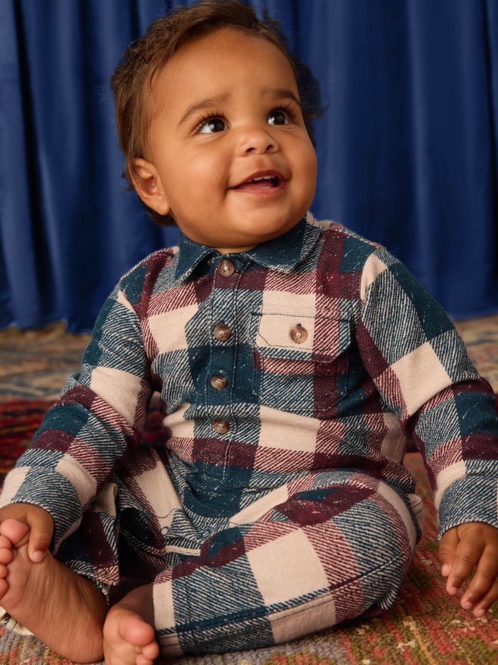 Collared Baby Romper
