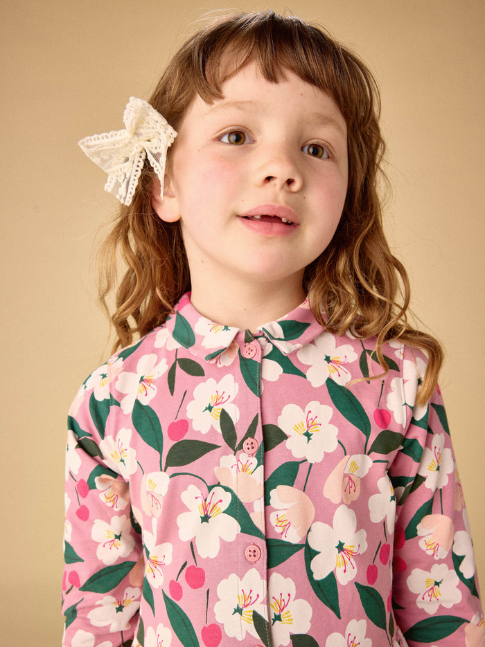 Collared Long Sleeve Shirtdres
