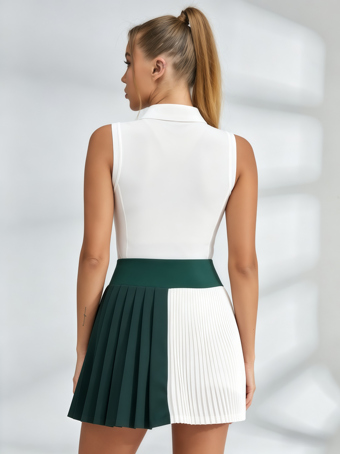 Color-Block Polo Tennis Set