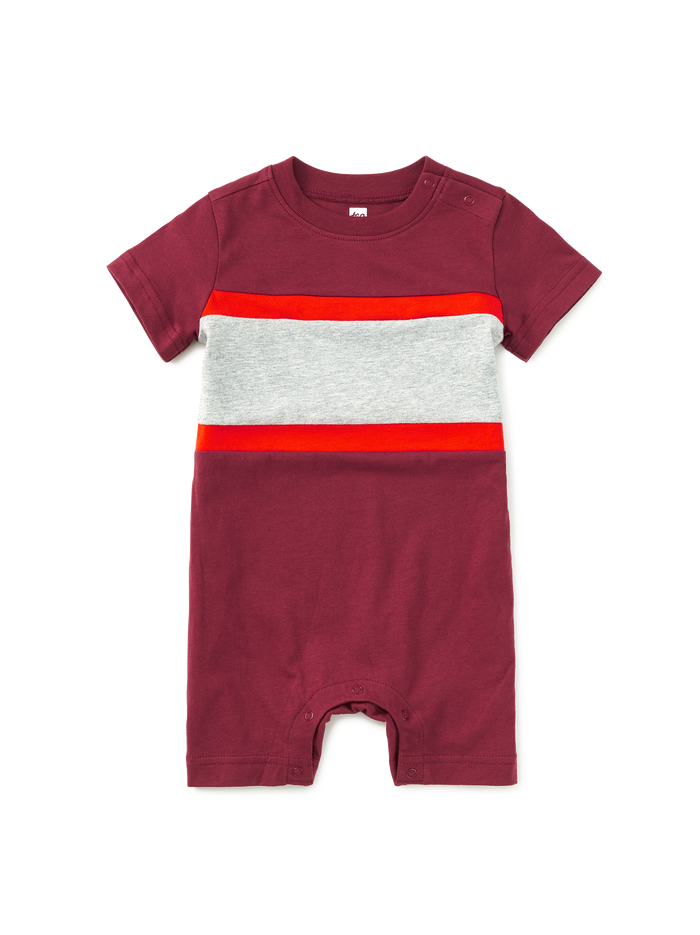 Colorblock Baby Romper