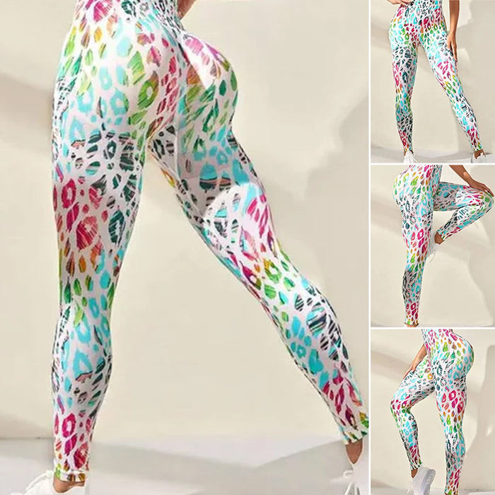Colorful High Waist Yoga Pants