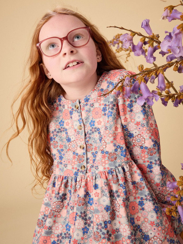 Corduroy Henley Shirtdress