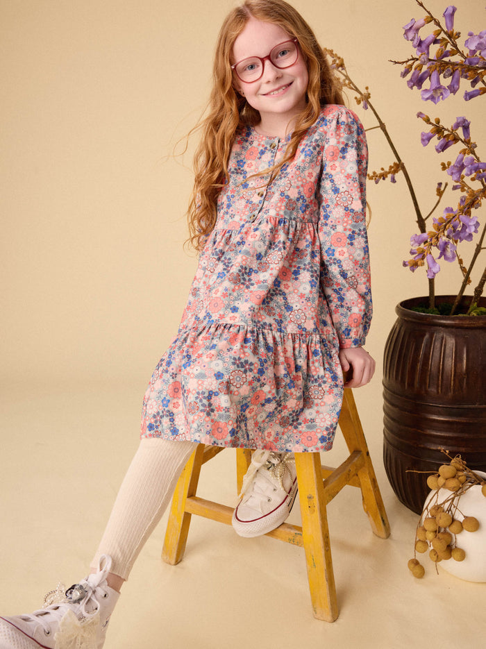 Corduroy Henley Shirtdress