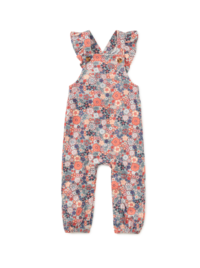 Corduroy Ruffle Baby Overalls