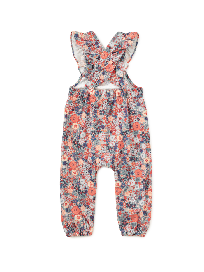 Corduroy Ruffle Baby Overalls
