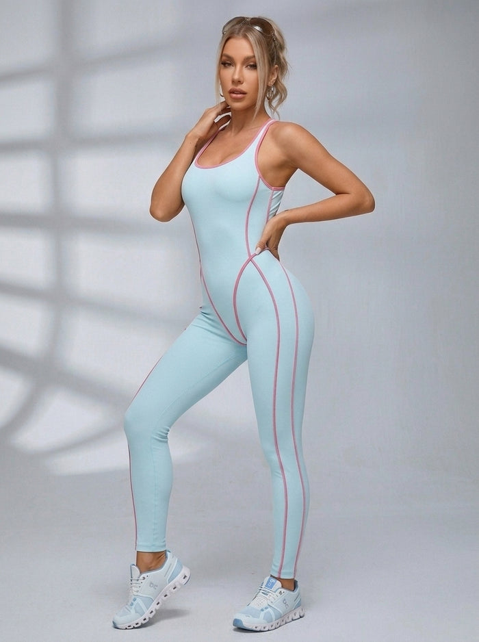 Cross Back Jumpsuit
