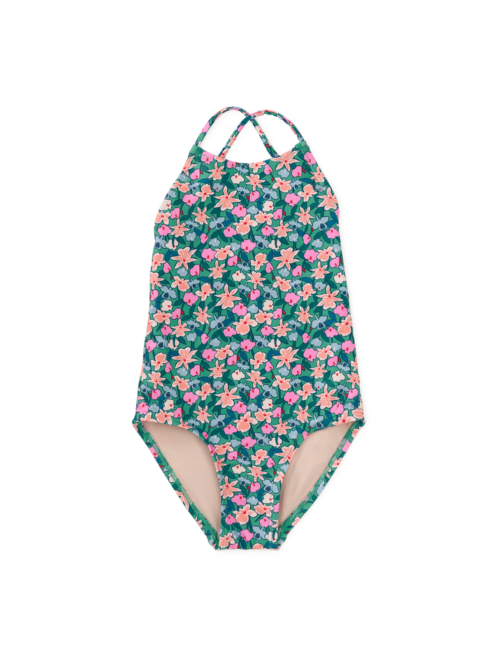 Cross Back One-Piece Swimsuit