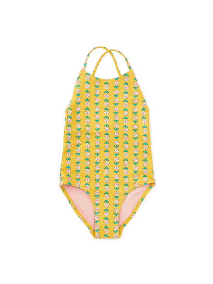 Cross Back One-Piece Swimsuit