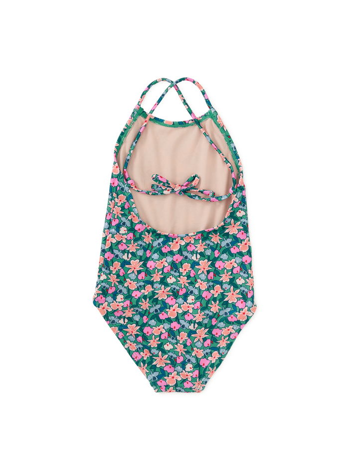 Cross Back One-Piece Swimsuit
