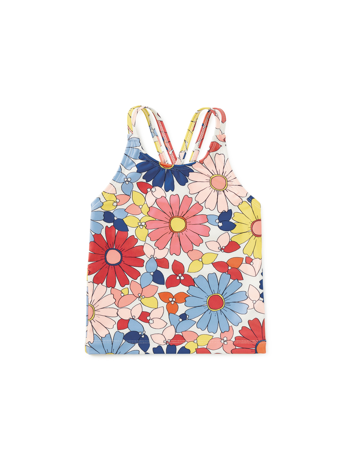Cross Back Tankini Top