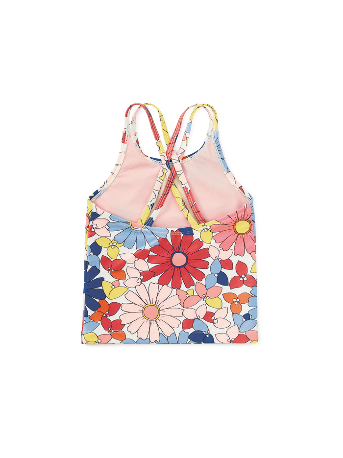 Cross Back Tankini Top