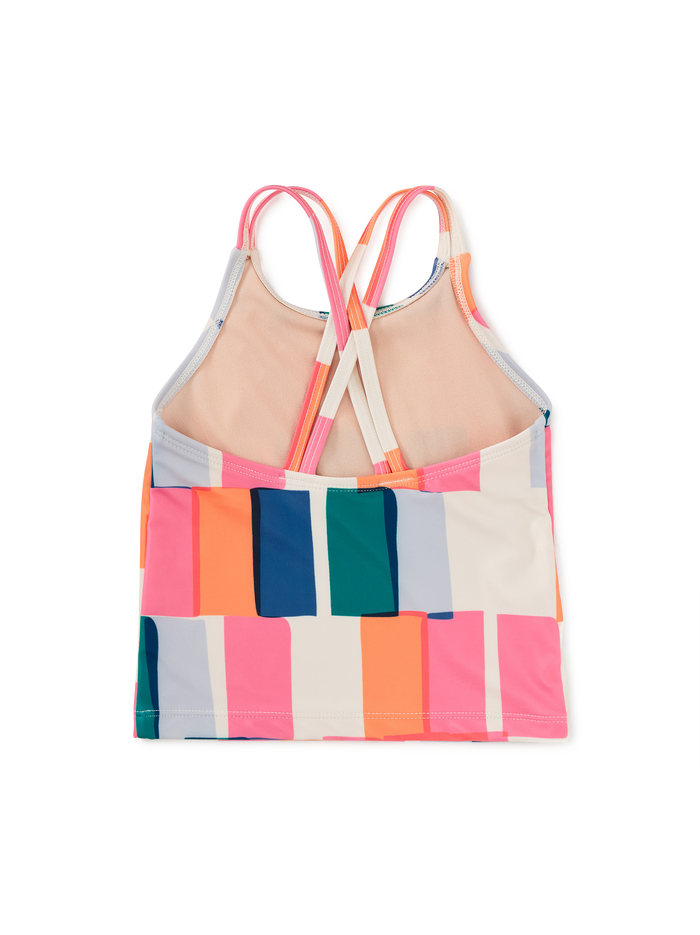 Cross Back Tankini Top