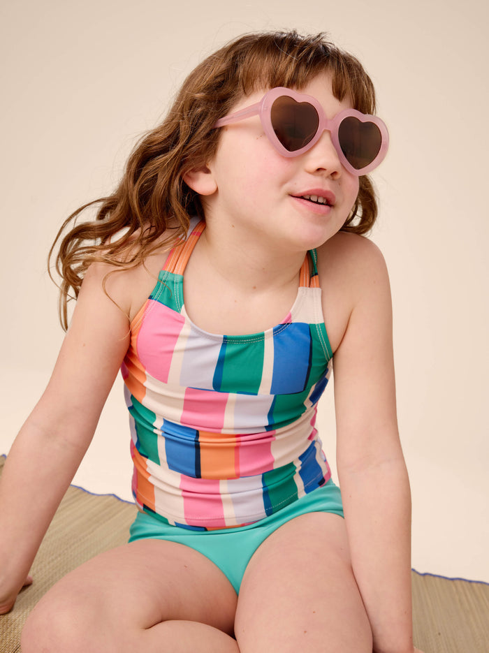 Cross Back Tankini Top