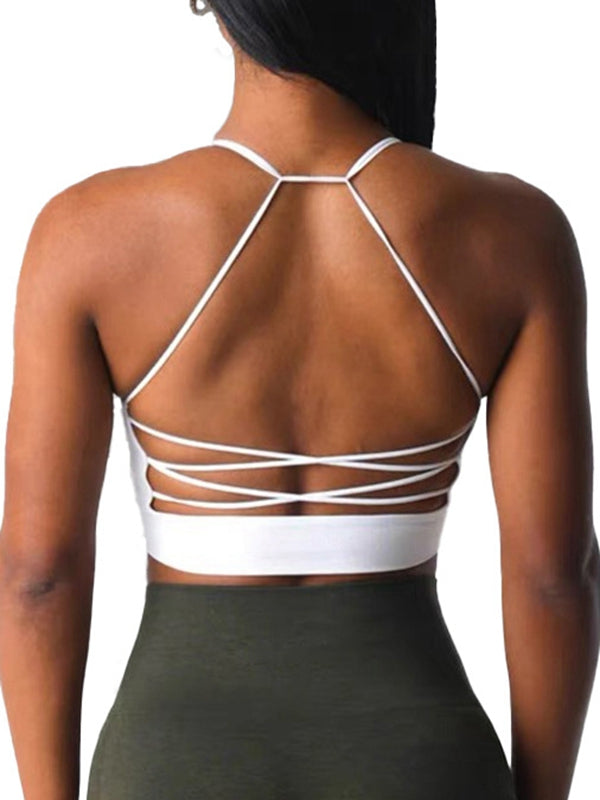 Cross Back Yoga Sports Bras