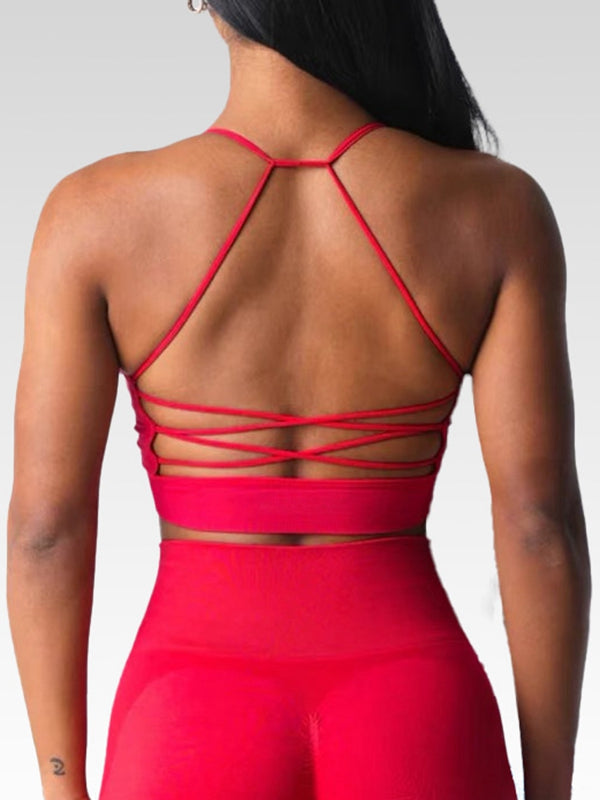 Cross Back Yoga Sports Bras