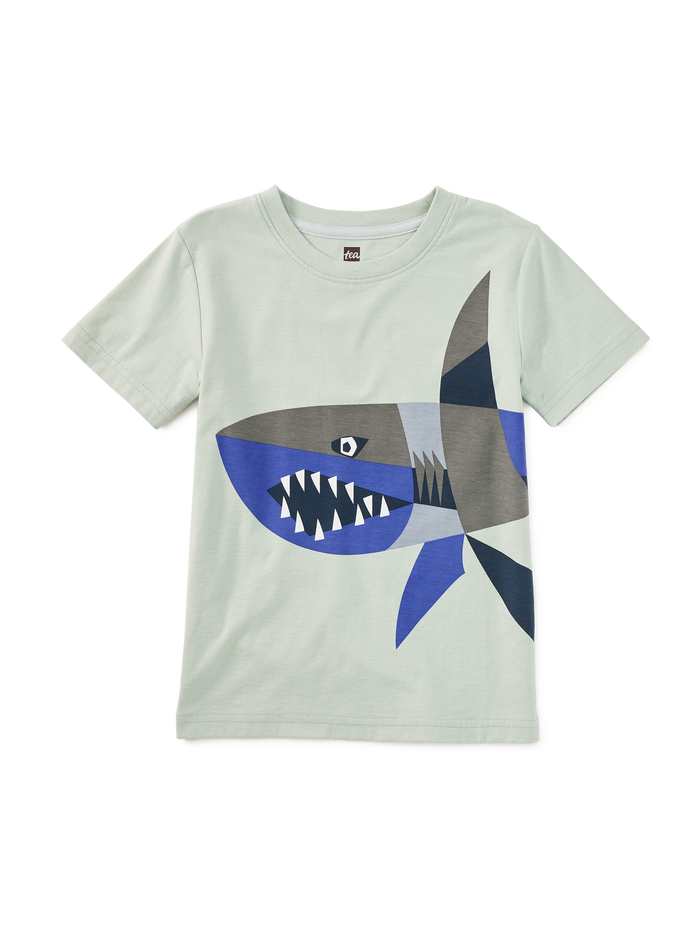 Cubist Shark Double-Sided Graphic Tee