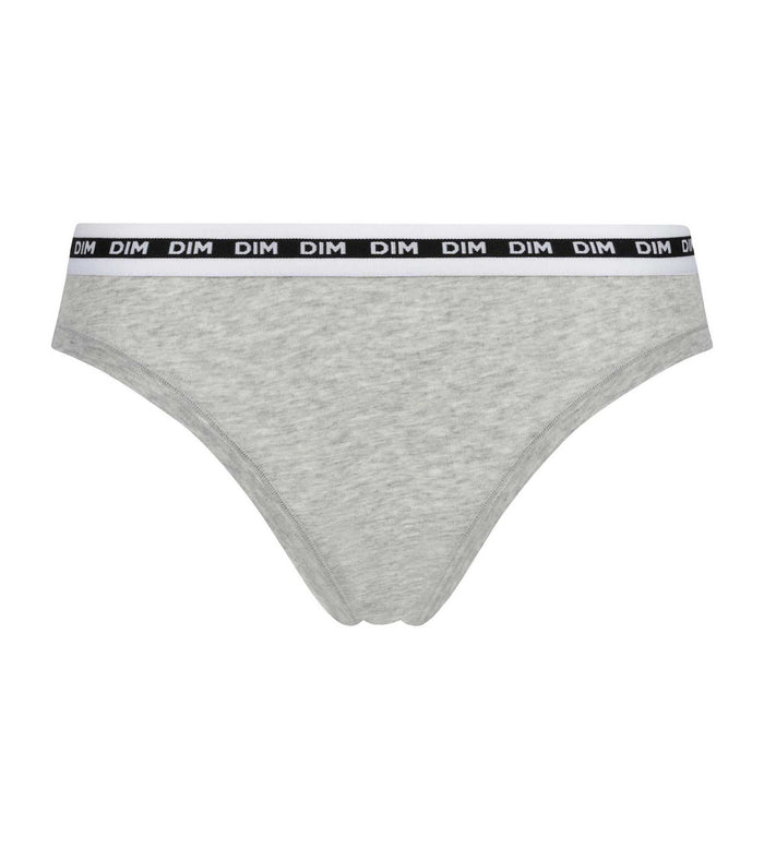 Culotte femme Gris Chiné ceinture fine Dim Icons