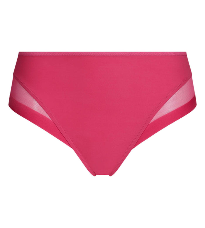 Culotte femme microfibre et tulle framboise Dim Generous