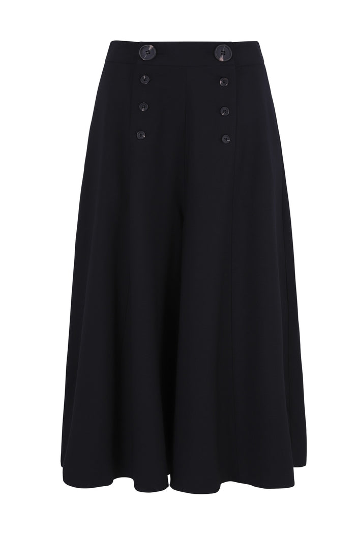 Culotte Murphy, Schwarz, Plus Size