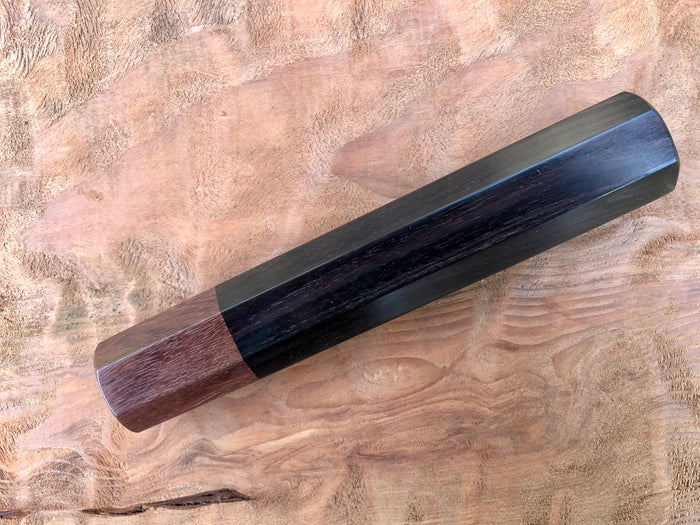 Custom Japanese Knife Handle - African Blackwood and Katalox