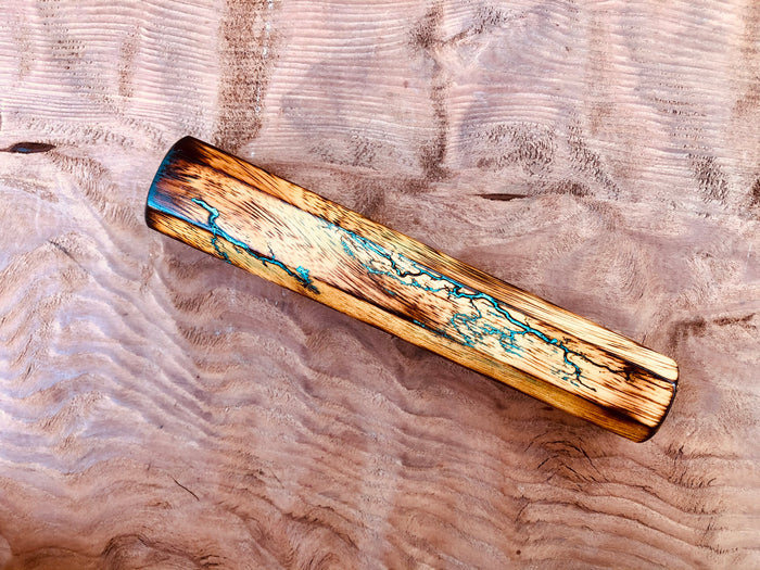 Custom Japanese Knife Handle - Litchenberg Osage Orange