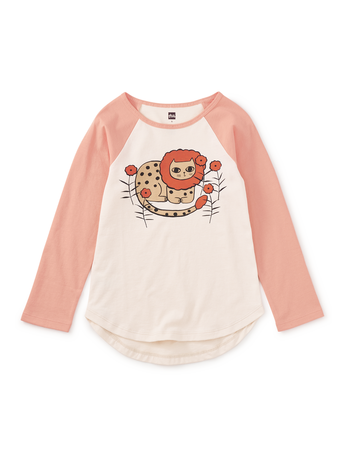 Dandy-Lion Graphic Raglan Tee