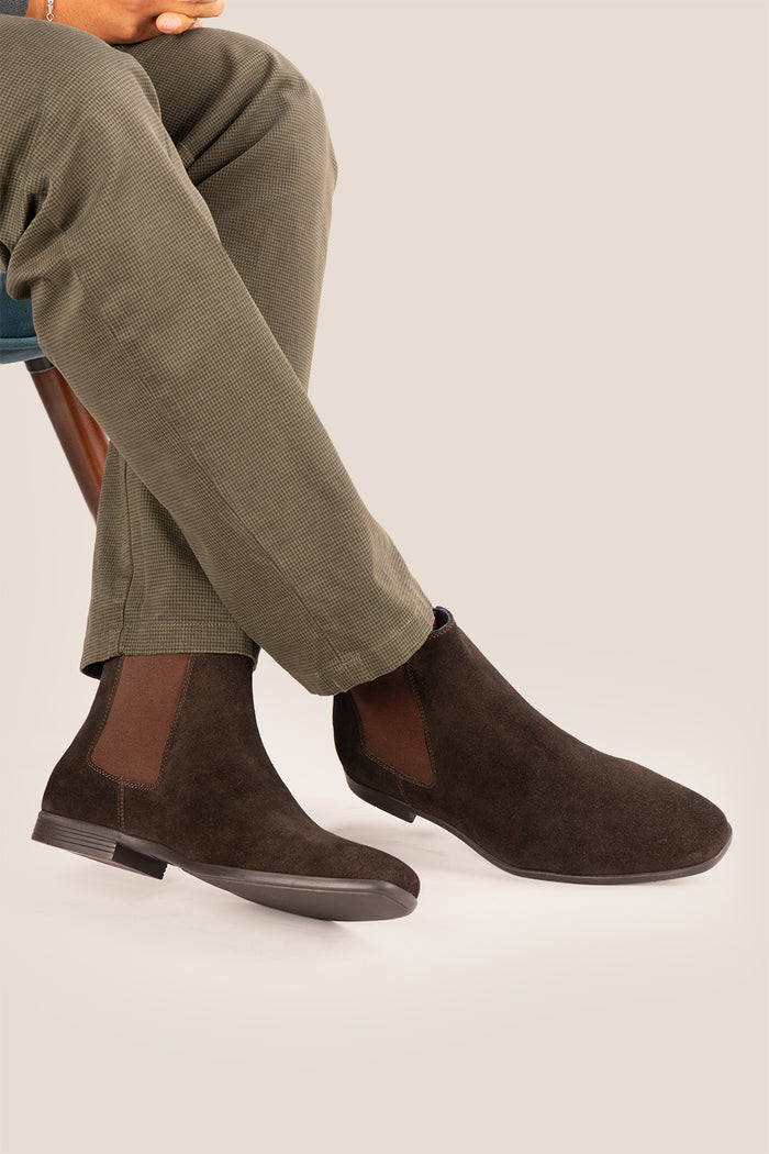 Darwin Brown Suede Chelsea boot for men  | Best Chelsea boots