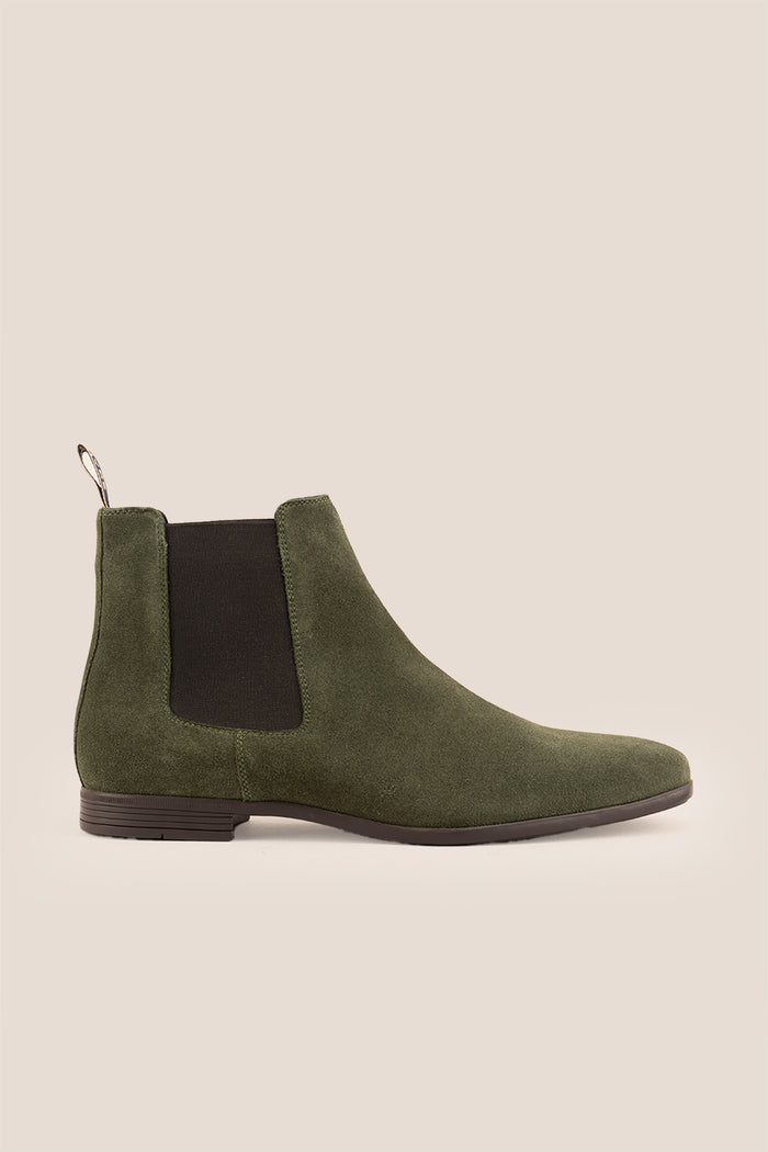 Darwin Green Suede Chelsea boot for men | Best Chelsea boots