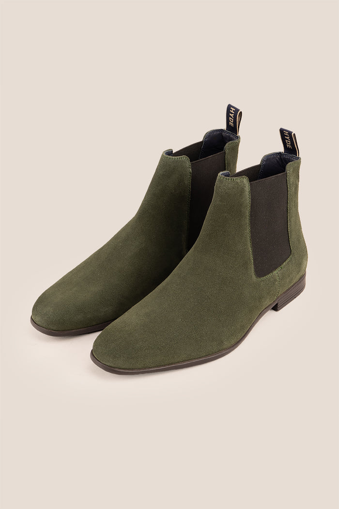 Darwin Green Suede Chelsea boot for men | Best Chelsea boots