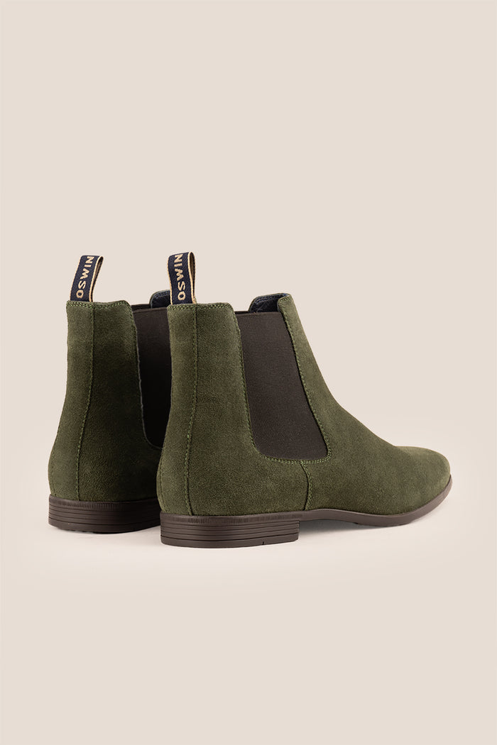 Darwin Green Suede Chelsea boot for men  | Best Chelsea boots
