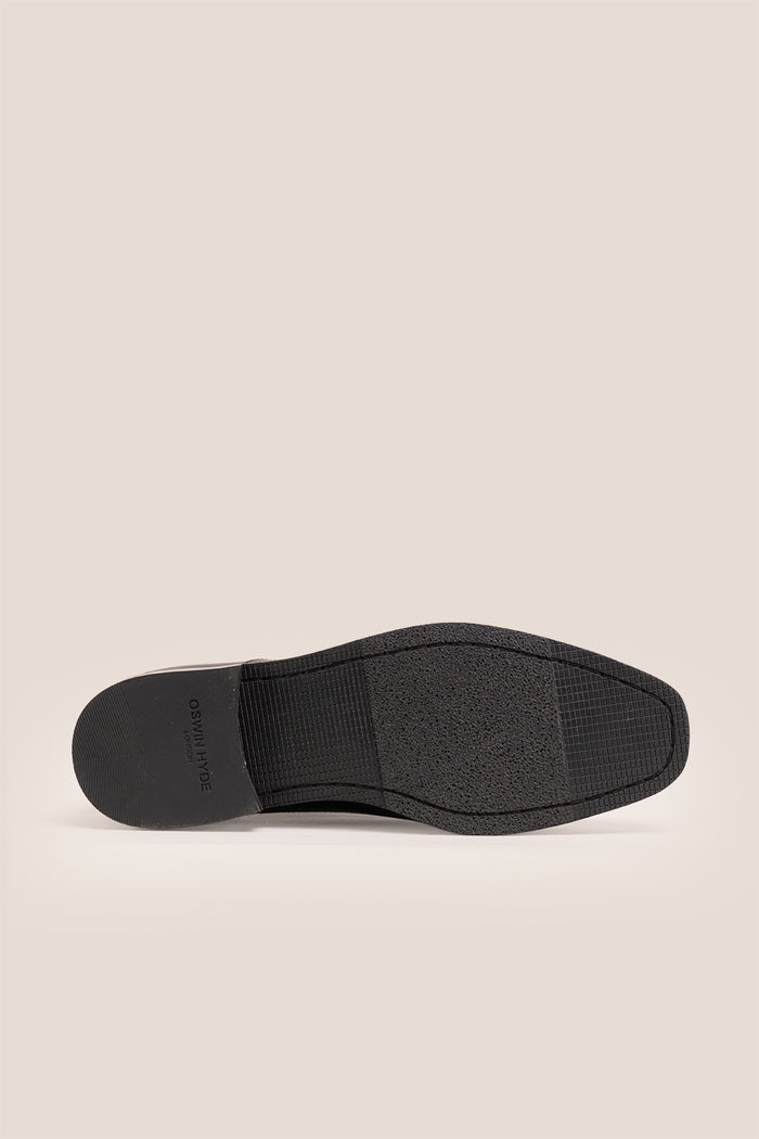 Dean Black men’s Oxford leather shoes in rich brown, crafted with premium leather for formal and smart casual occasions.