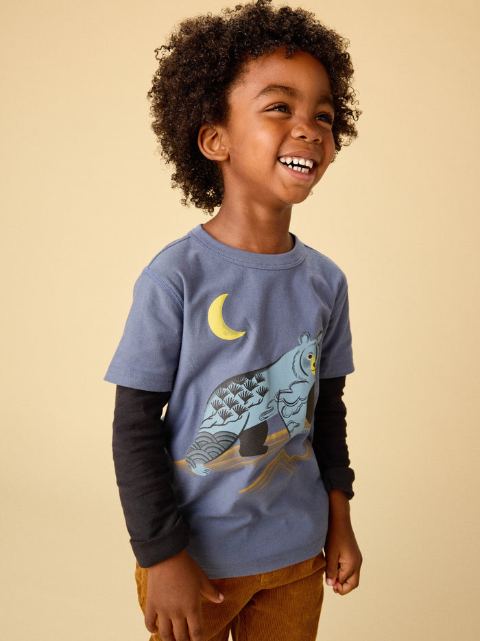 Decorated Bear Layered Tee