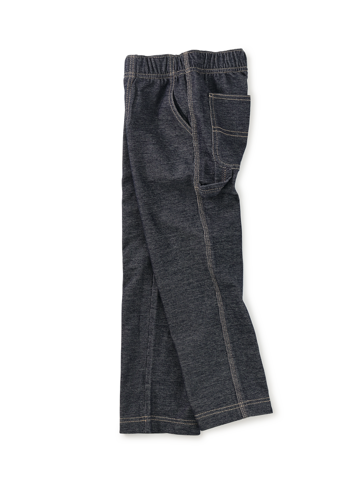 Denim-Like Carpenter Pants