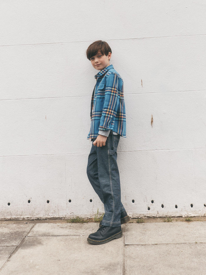 Denim-Like Carpenter Pants